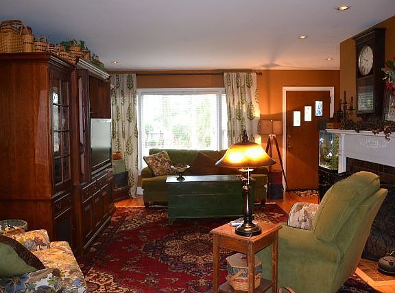 Living room with open floor plan