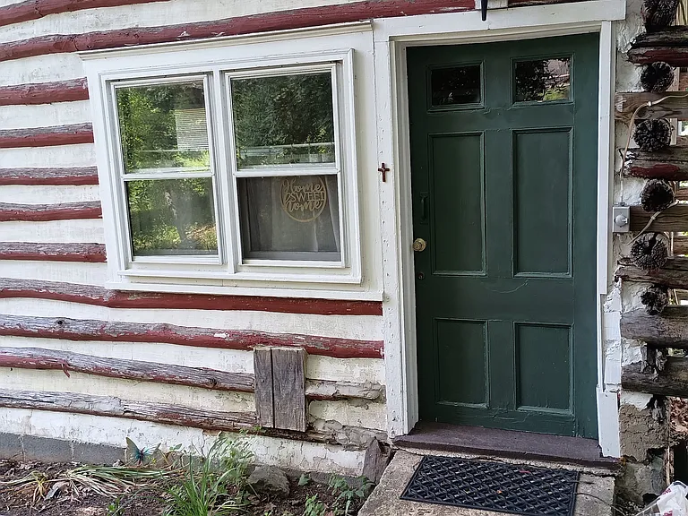 Front door.