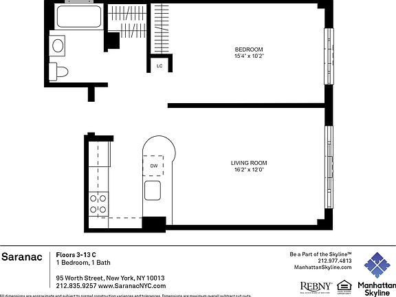 2nd image of 95 Worth St #1003