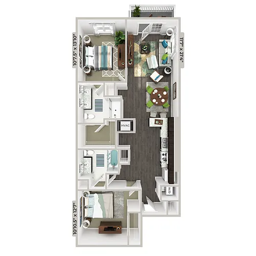 Floor plan B1A