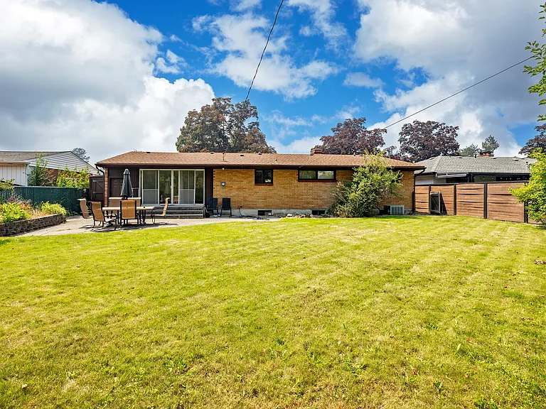 HUGE Backyard completely fenced!