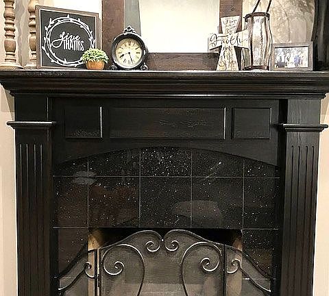 Wood burning fire place