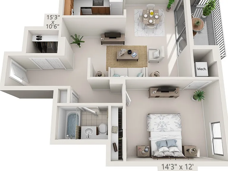 1 Bedroom Junior