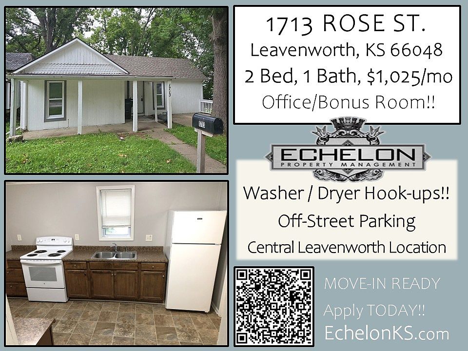 Move-In Ready!! 2 Bed, 1 Bath, with BONUS Room/Home Office!!
