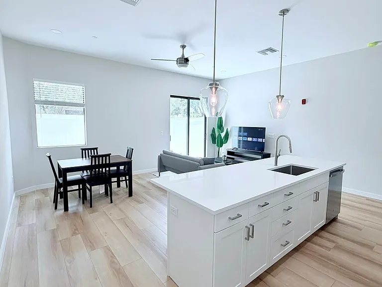 Kitchen/Dining/Living Space