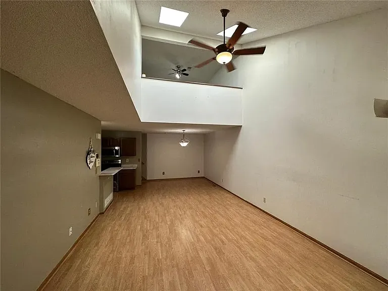 Main Level Living Room and Dining Space