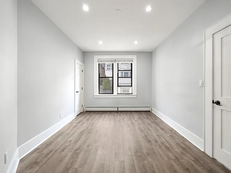 Bedroom with nice floor