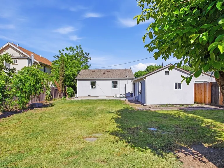 Back side of house