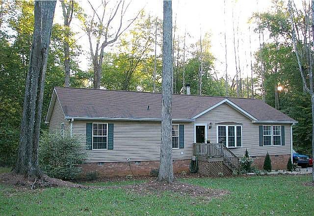 Property on wooded lot