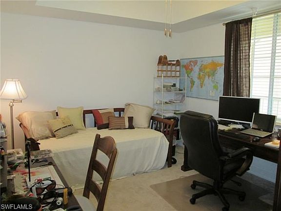 Den with pull out bed and desk area!