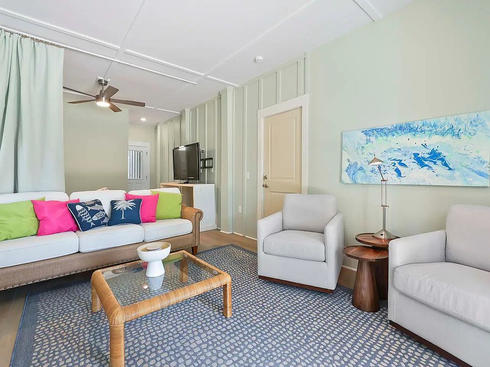 Seating Area w/ Privacy Draping for bedroom