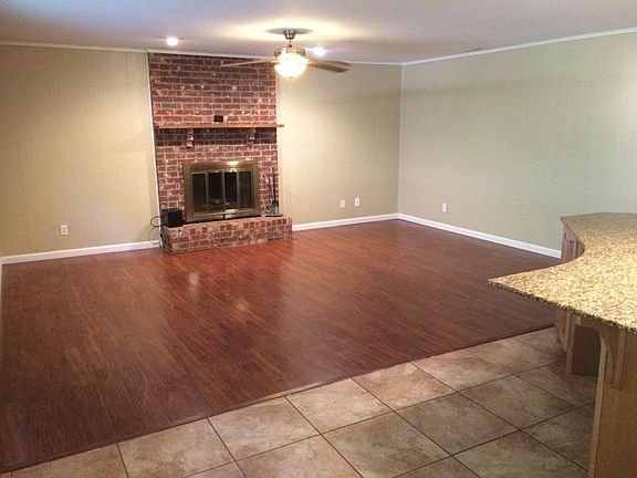 Open concept LR kitchen