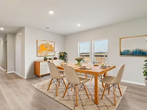 Virtually Staged Dining Room