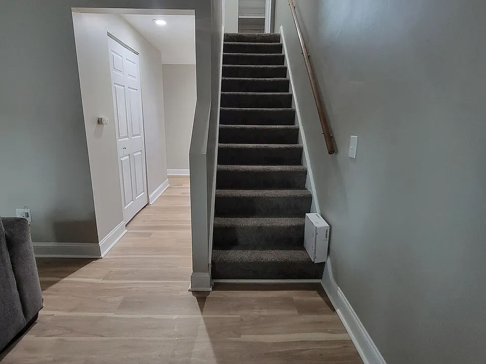 Hallway and stairs leading to the 2nd floor