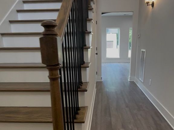 View of foyer from front door