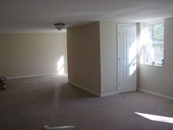 Full basement with full bathroom