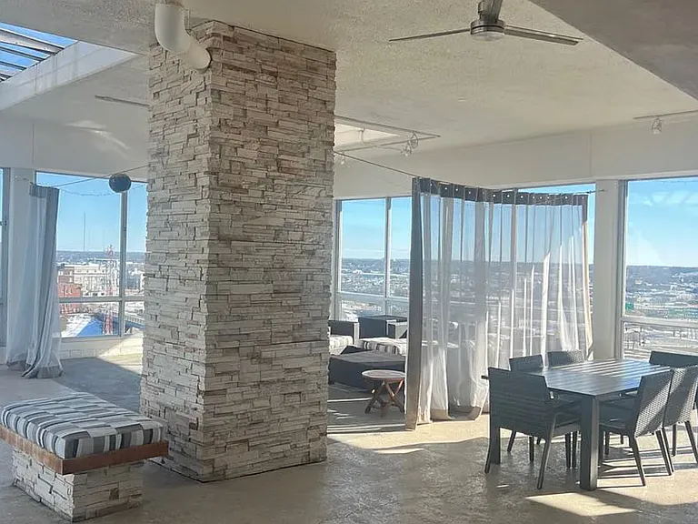 Rooftop common area
