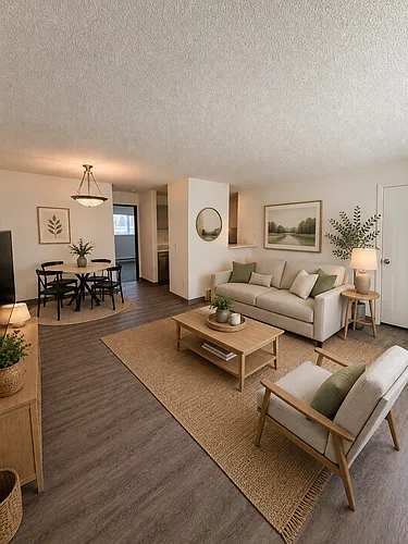 Floor plan Cozy 1Bedroom
