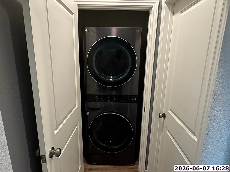 LG stack washer and dryer
