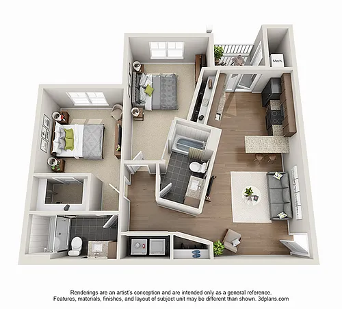 Floor plan North Park
