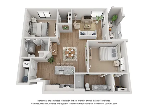 Floor plan 2X2