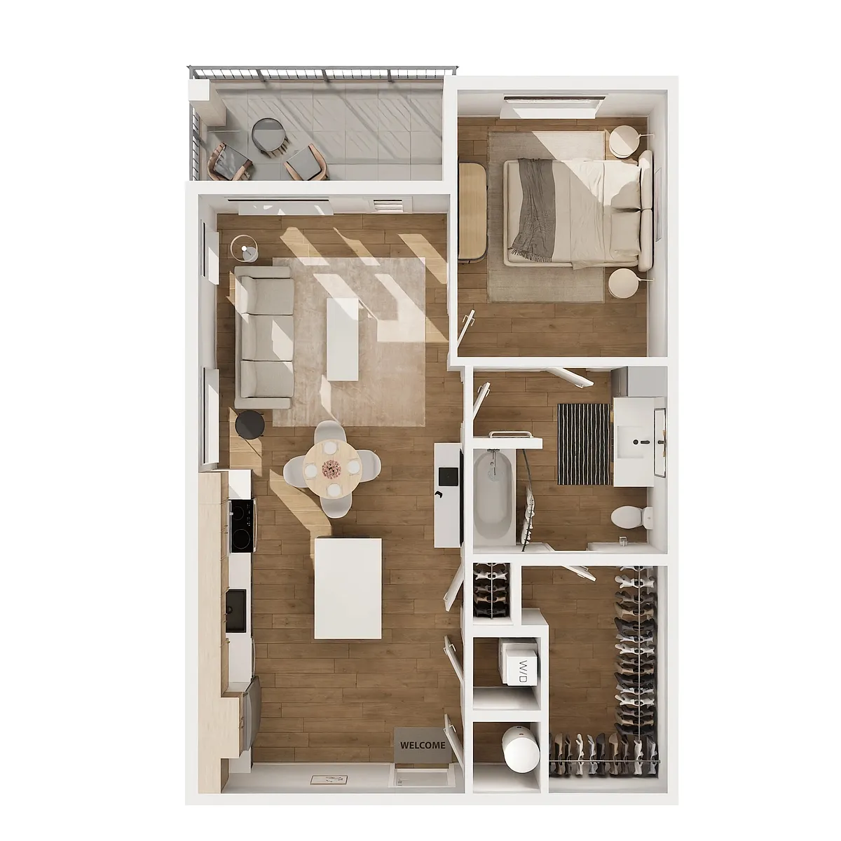 Floor plan A1D