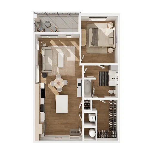 Floor plan A1D
