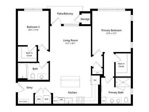 Floor plan B2
