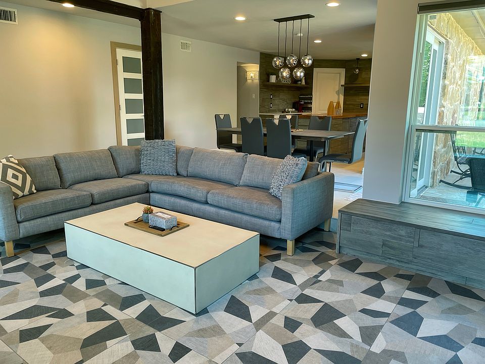 Open Concept Living Room with Modern Urban style