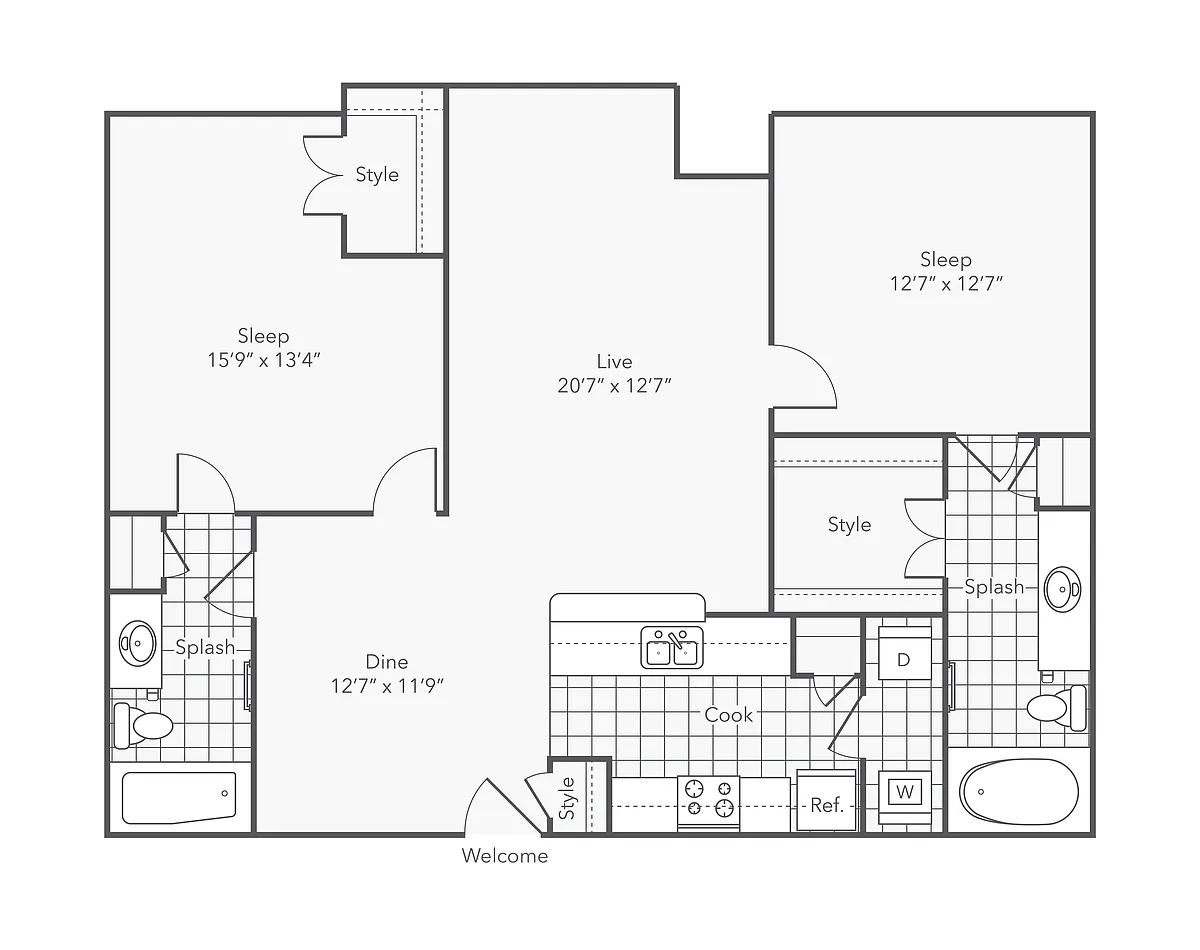 Floor plan Staring