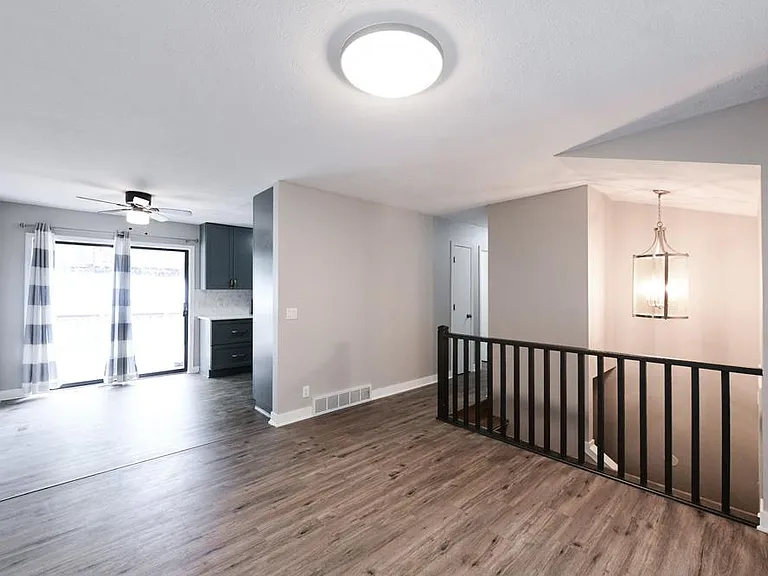 Living Area Looking Into Dining Room