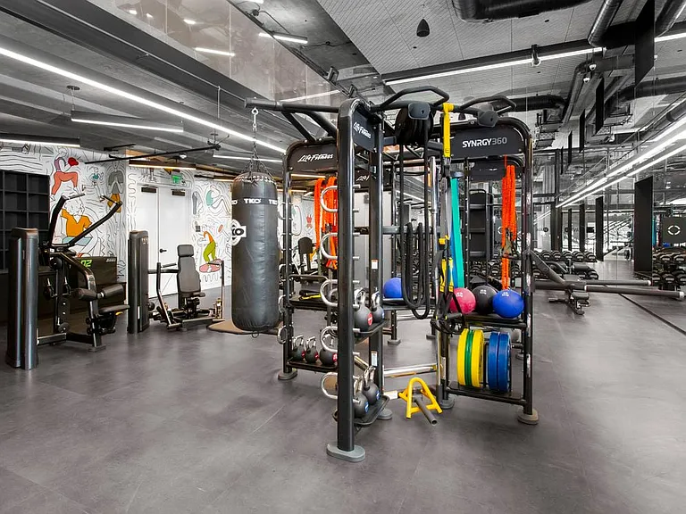 Fully-loaded fitness center