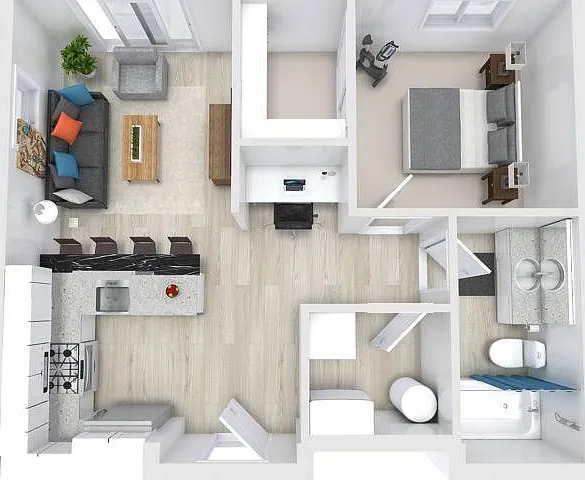 Timp Towers 3D Floor Plan Timp Towers 3D Floor Plan