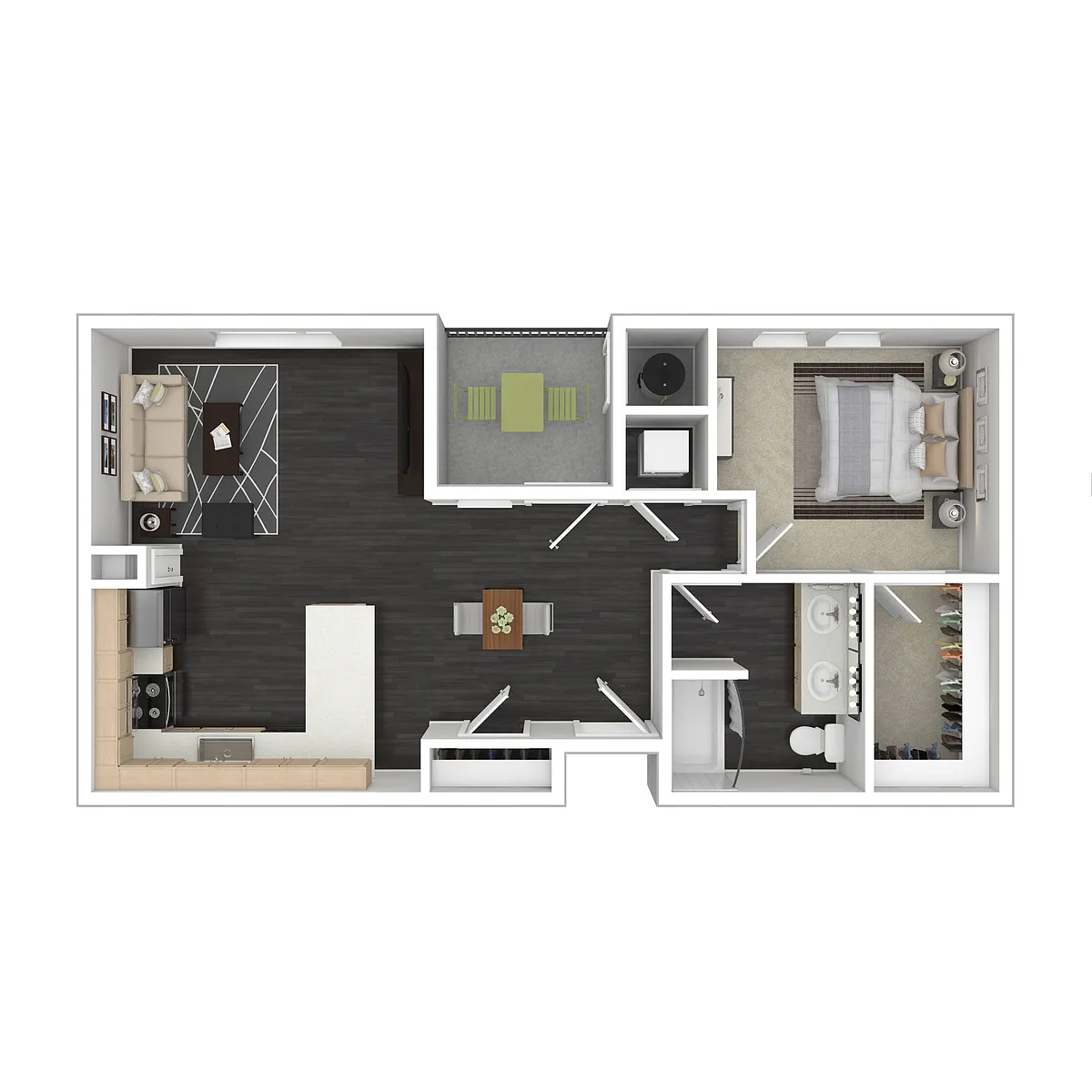 Floor plan 1E