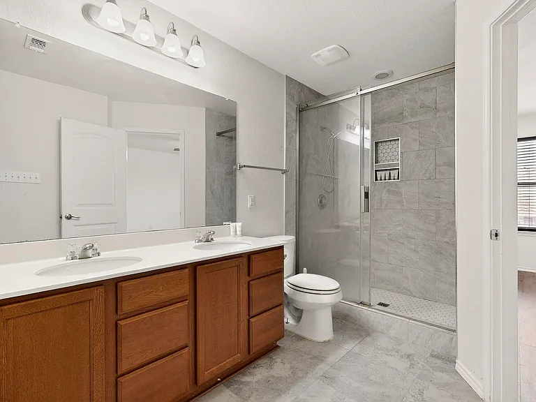 recent updated master walk in shower