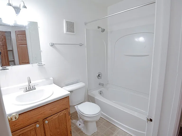 Spacious Bathrooms