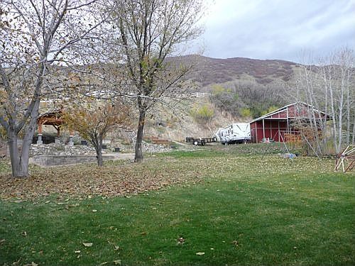 Mountainside Gazebo, Waterfall & Barn