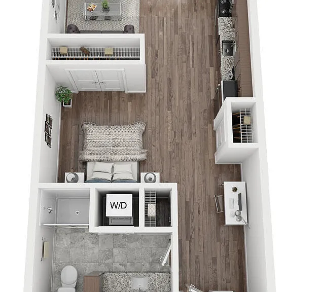 S6 floor plan Sunnen Station Apartments