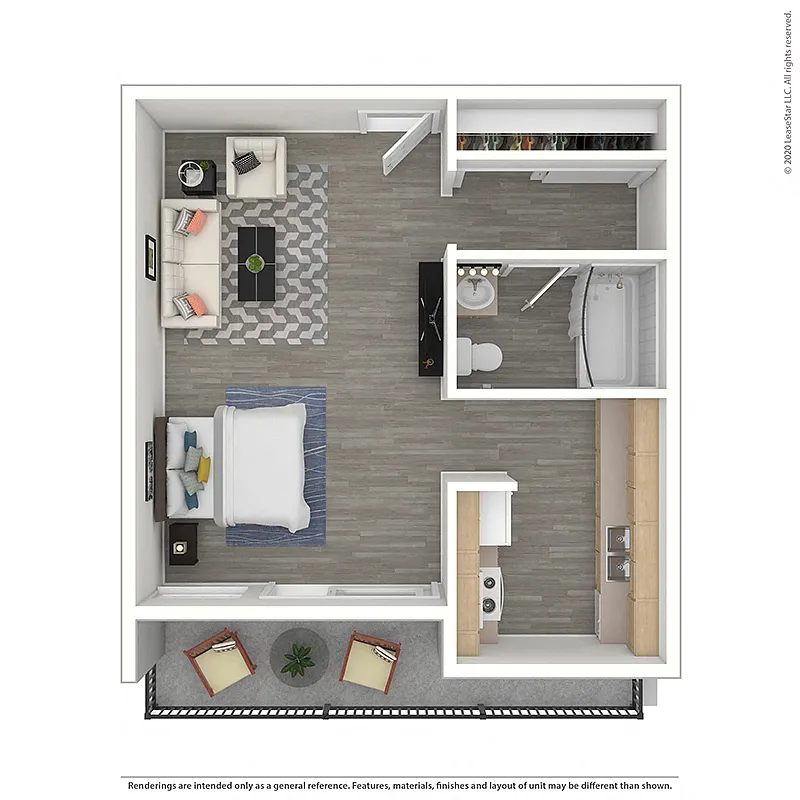 Floor plan Studio-PlanB