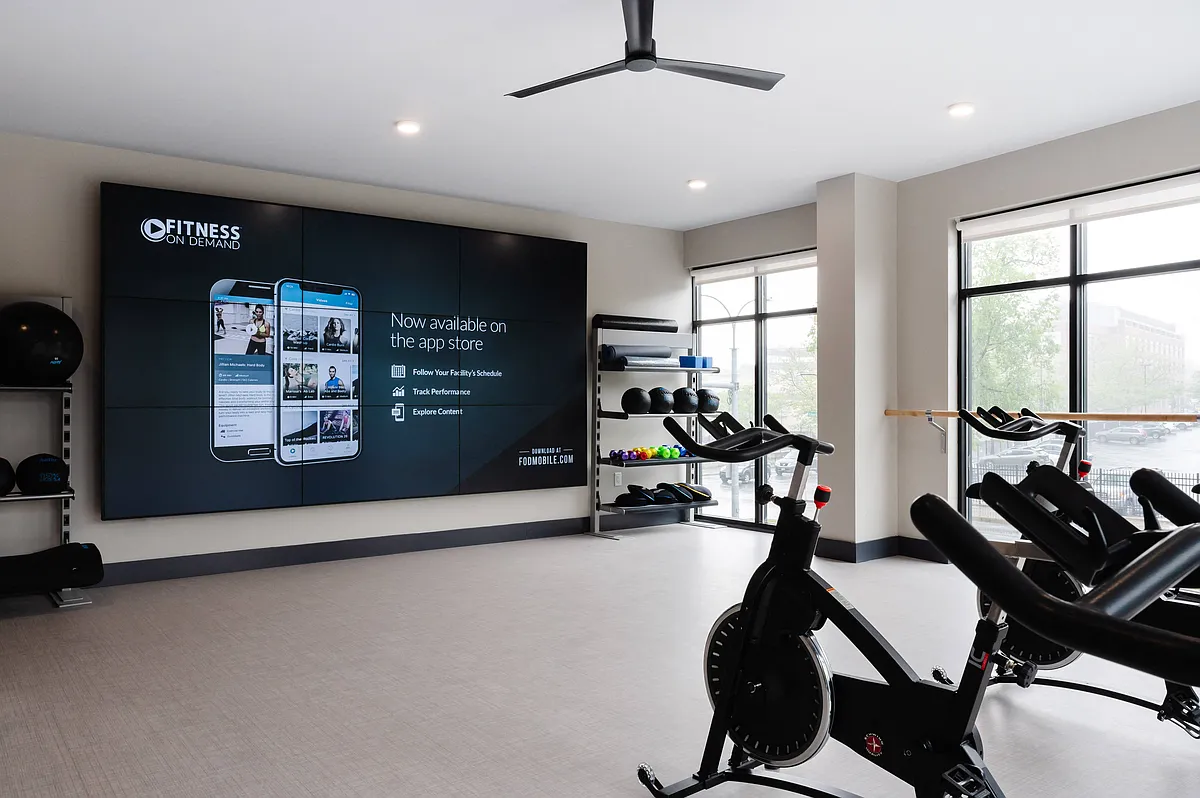Cardio Room with Fitness On-Demand - City Crossing