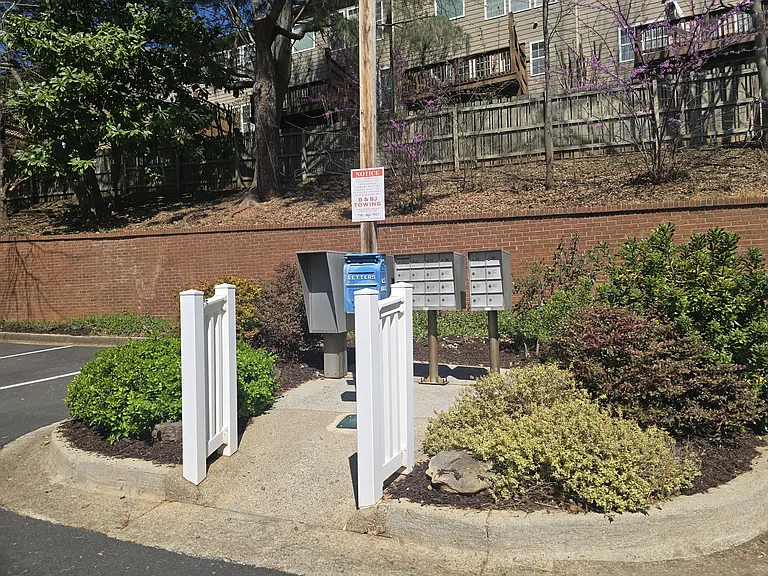 community mailbox area