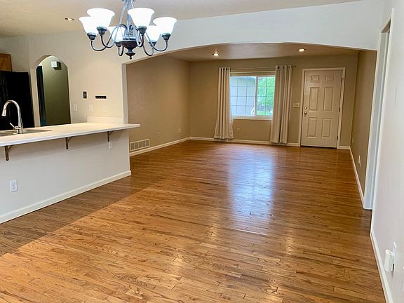 View of the family room from the dining area