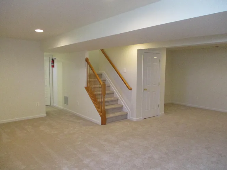 Finished lower level