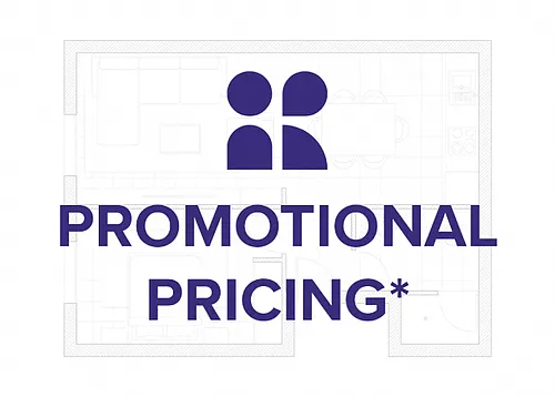 Floor plan 1 Bed Promotional price