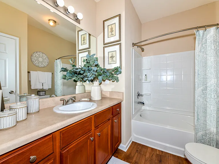 Decorated Model Bathroom