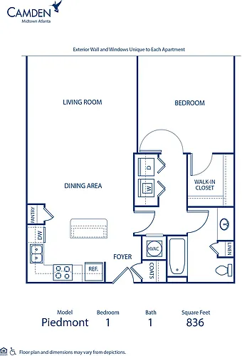 Floor plan Piedmont