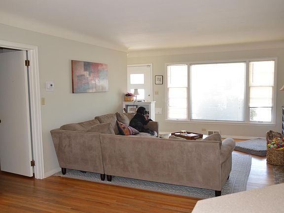 Main floor living room from kitchen