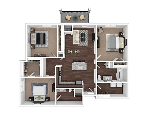 Floor plan 3/2