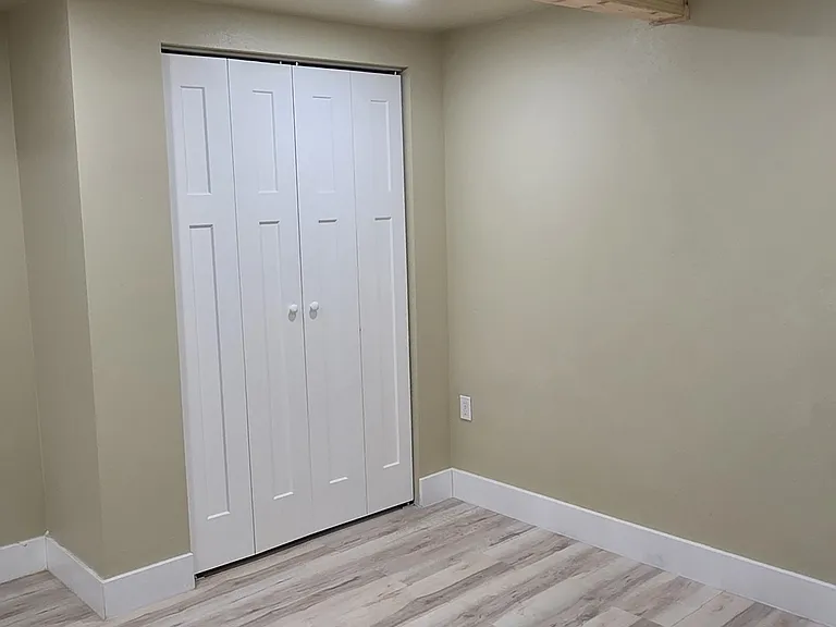 Bedroom closet from bedroom window