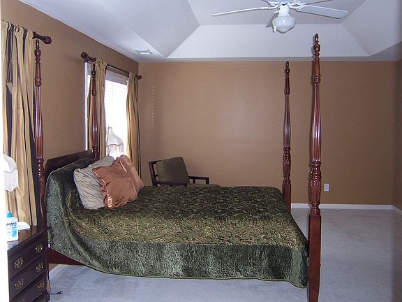 Large master bedroom upstairs with sitting area